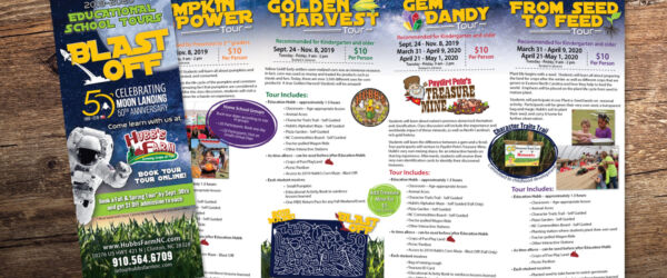 Hubbs farm educational event tri-fold