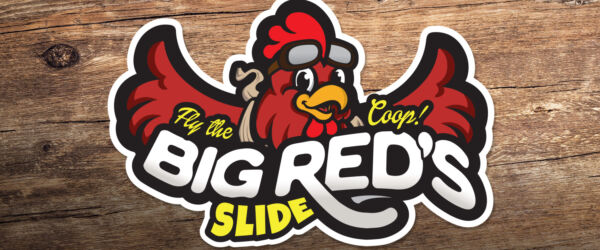 Fly the coop! Big reds slide