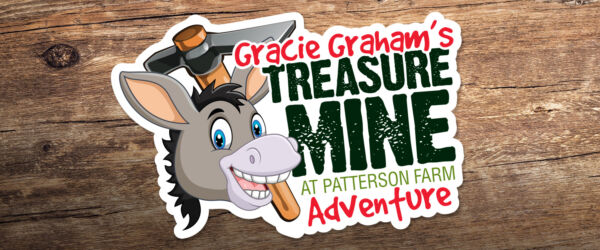 Gracie Graham's Treasure mine adventure at Patterson Farm