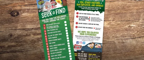 Patterson farm rack cards