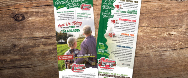 Patterson senior group tours pamphlet